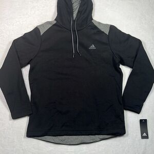 ADIDAS GOLF Tech Fleece Drawstring casual black Hoodie pullover‎ NWT Men large